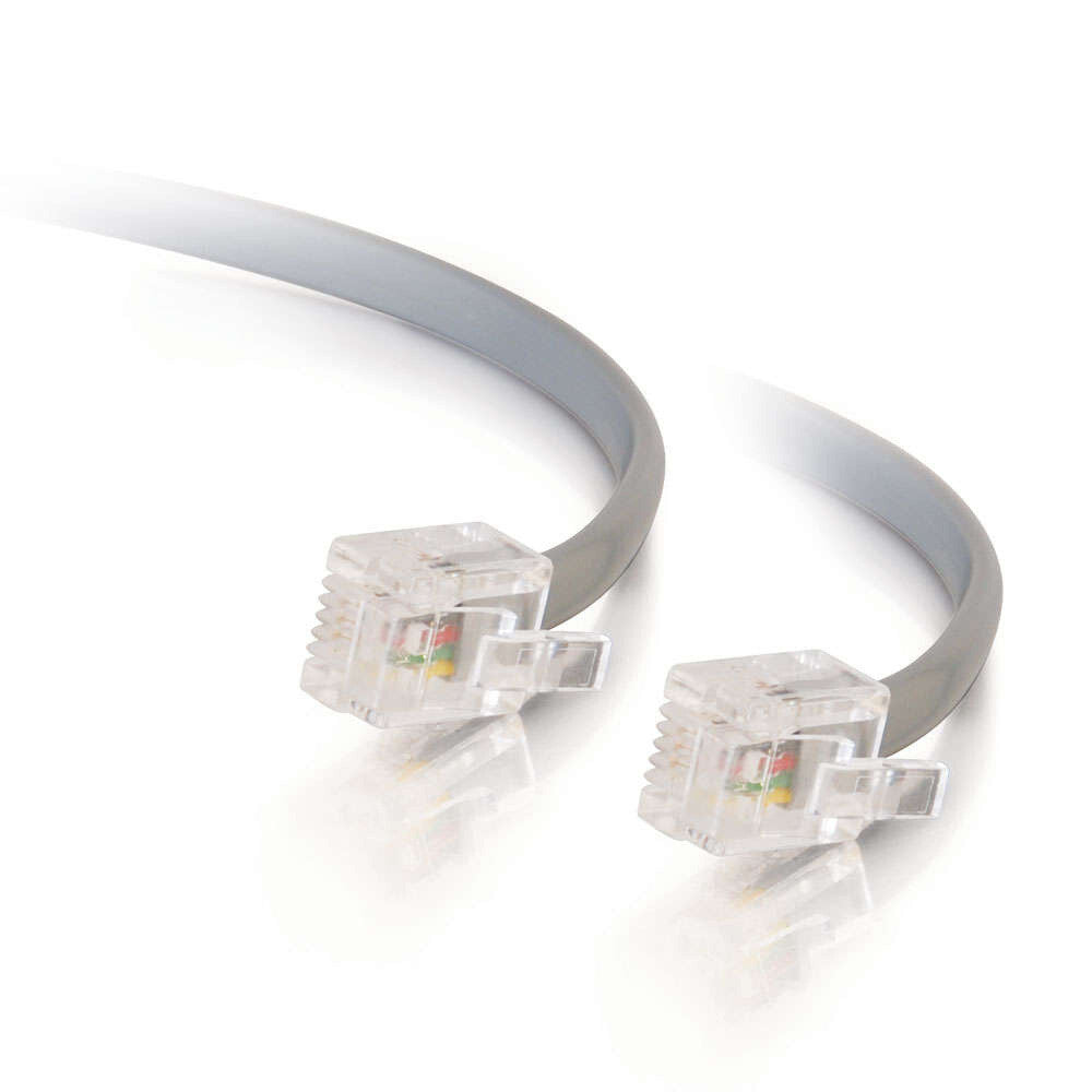 C2G 14ft (4.25m) RJ11 Modular Telephone Cable