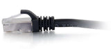 C2G 6" Cat6 STP networking cable Black 0.15 m U/FTP (STP)