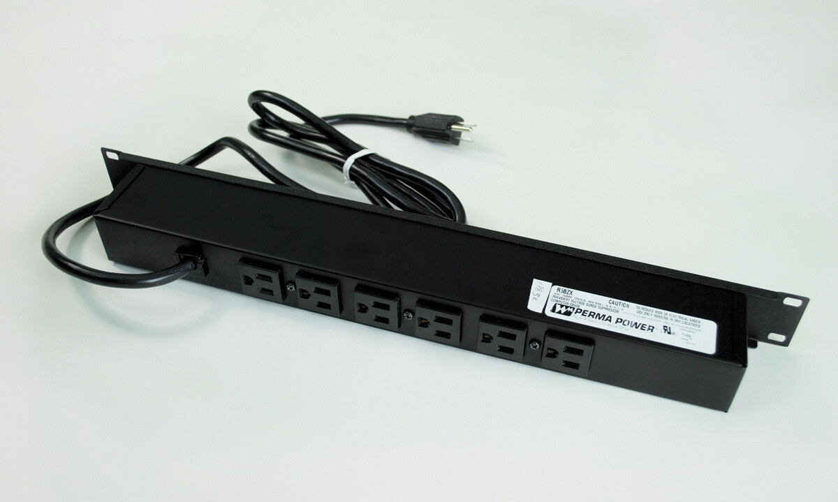 WIREMOLD R5BZX power extension 1.8 m 6 AC outlet(s) Black