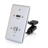 C2G 39874 wall plate/switch cover Aluminium