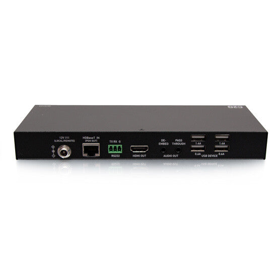 C2G HDMI® HDBaseT + 3.5mm, USB-B to A, and RS232 over Cat Extender Box Transmitter to Box Receiver - 4K 60Hz