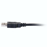 C2G 6.6ft (2m) USB 2.0 A Male to A Male Cable - Black