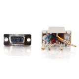 C2G RJ45 to DB9 Female Serial RS232 Modular Adapter - Gray