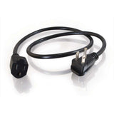 C2G 3ft (0.9m) 18 AWG Flat Plug Power Strip Plus (NEMA 5-15P to NEMA 5-15R) - LIMITED AVAILABILITY
