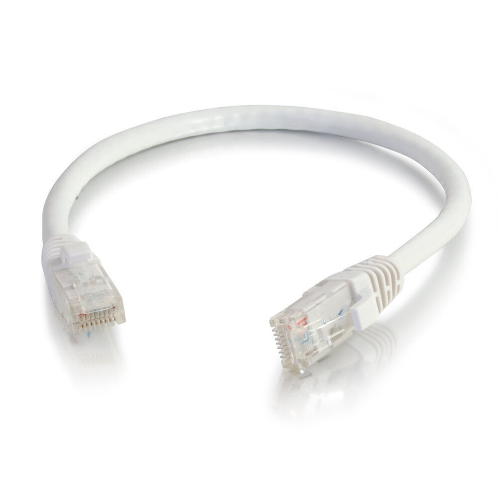 C2G 0.5ft (0.15m) Cat6a Snagless Unshielded UTP Ethernet Network Patch Cable - White