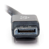 C2G 35ft (10.7m) DisplayPortTM Cable with Latches 4K 60Hz UHD M/M - Black