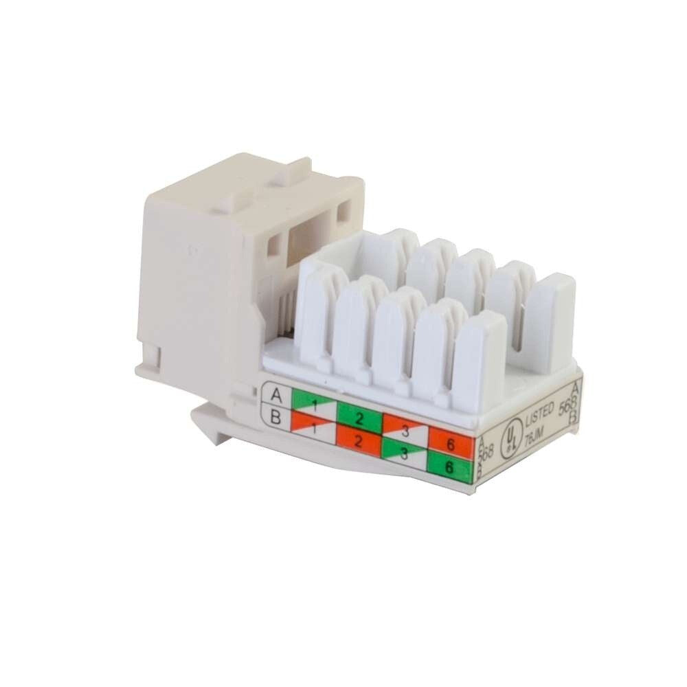 C2G Cat6 RJ45 UTP Keystone Jack - Ivory