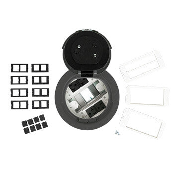 WIREMOLD 6AT2PGY outlet box No Grey