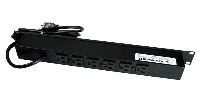 WIREMOLD R5S power extension 1.8 m 6 AC outlet(s) Black