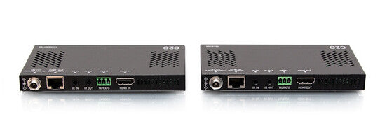 C2G HDMI HDBaseT + RS232 and IR over Cat Extender Box Transmitter to Box Receiver (18Gbps) - 4K 60Hz