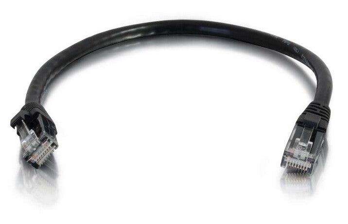 C2G 6" Cat6a UTP networking cable Black 0.15 m U/UTP (UTP)