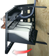 Middle Atlantic Products Swing Frame Racks 12" 20U Wall mounted rack Black