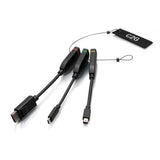 C2G Universal 4K HDMI® Dongle Adapter Ring with Color Coded Mini DisplayPortTM, DisplayPort, and USB-C®