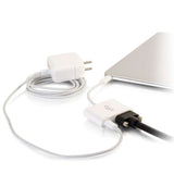 C2G USB-C® to VGA Video Multiport Adapter with Power Delivery up to 60W - White