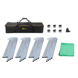 ikan BD-13F-GRN photo backdrop Aluminium, Polyester Monochromatic Green