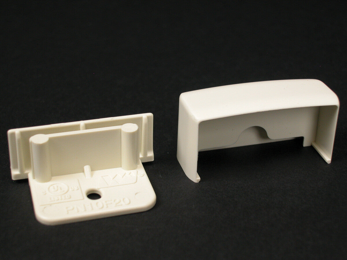WIREMOLD PN10F20WH Eclipse™ PN10 Blank End Fitting in White