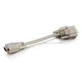 C2G 8in One HD15 VGA Male to Two HD15 VGA Female Y-Cable