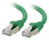 C2G 14ft Cat6a networking cable Green 4.3 m S/FTP (S-STP)