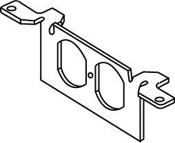 WIREMOLD DTB-2-SD bracket/brace