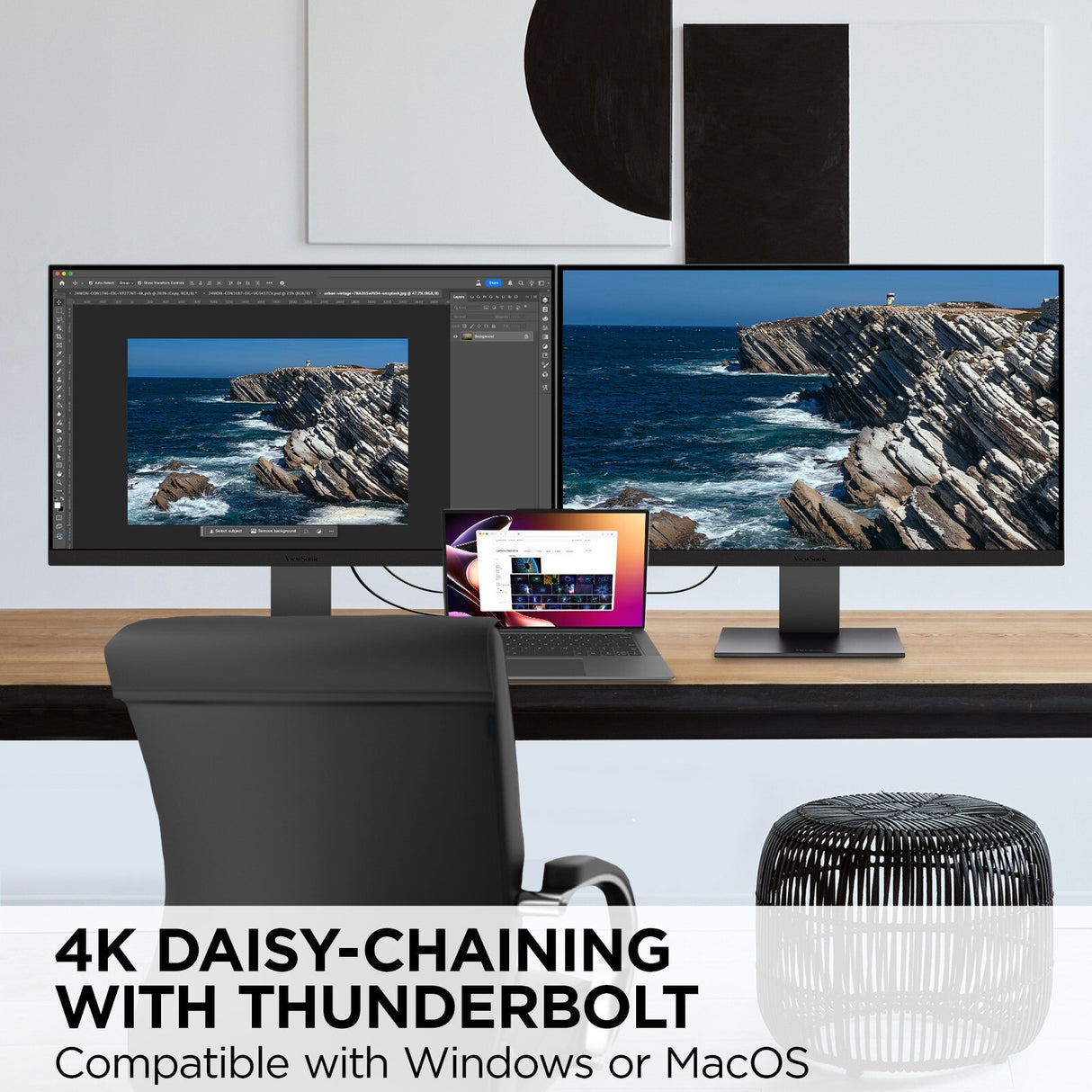 Viewsonic VP Series VP3276T-4K computer monitor 81.3 cm (32") 3840 x 2160 pixels 4K Ultra HD LED Black