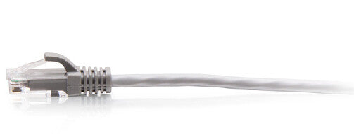 C2G 0.3m Cat6a Snagless Unshielded (UTP) Slim Ethernet Patch Cable - Grey