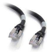 C2G 6" Cat6a STP networking cable Black 0.15 m U/FTP (STP)