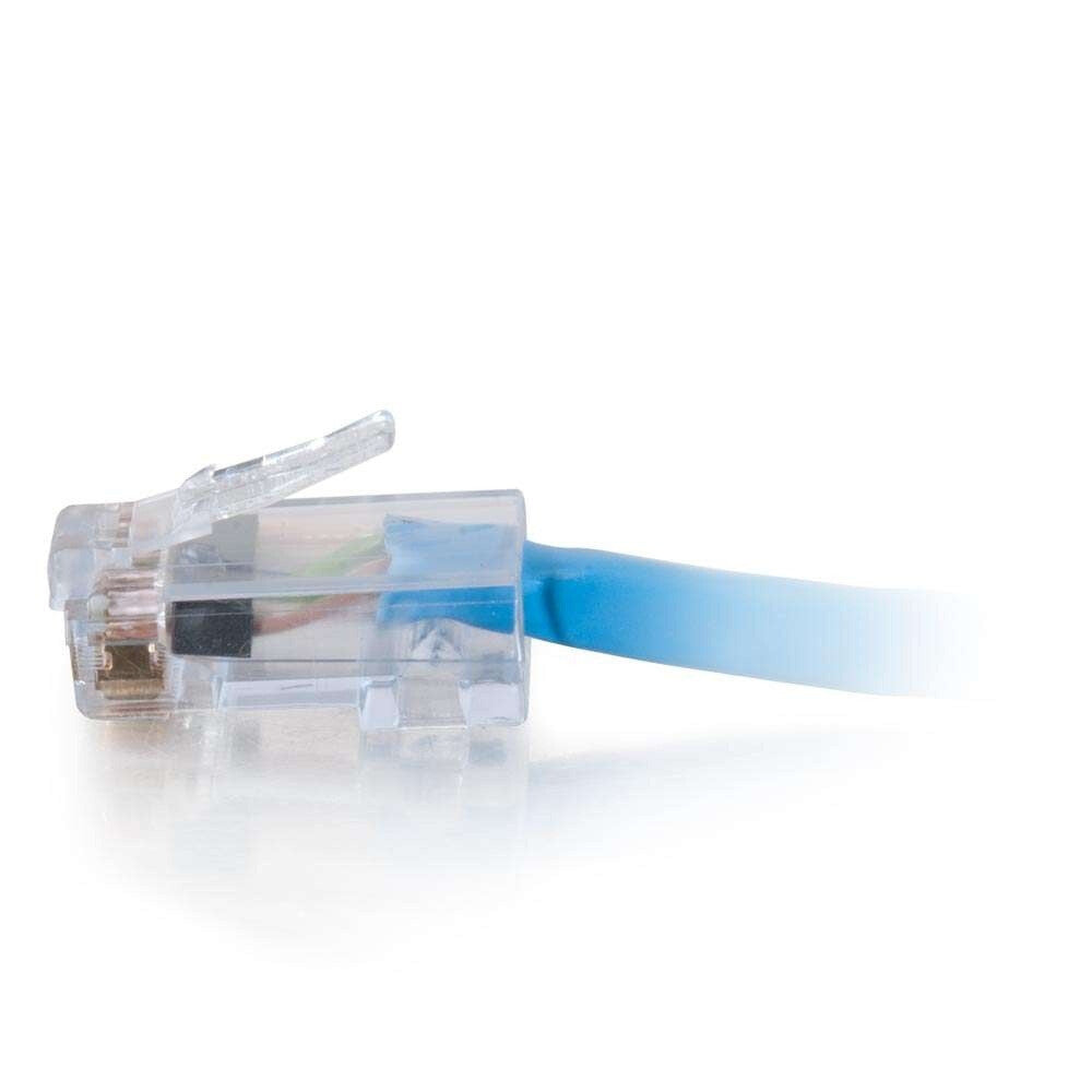 C2G 7ft (2.1m) Cat6 Non-Booted UTP Unshielded Ethernet Network Patch Cable - Plenum CMP-Rated - Blue