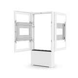 Chief Impact Floor Standing Back-to-Back Kiosk – Portrait 42” White