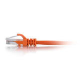 C2G 6" Cat6 networking cable Orange 0.15 m U/UTP (UTP)
