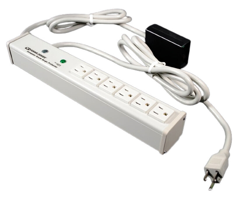 WIREMOLD M6BZR-15 power extension 4.6 m 6 AC outlet(s) Indoor White