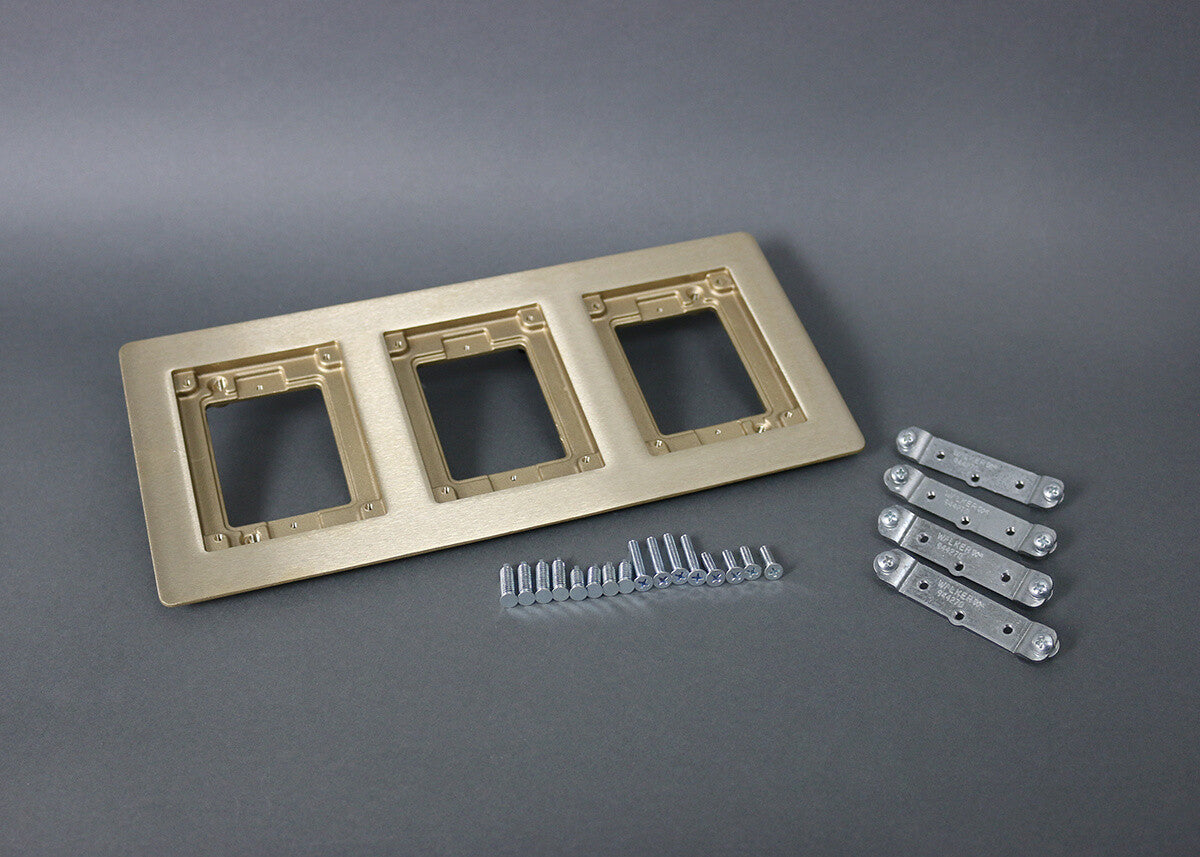 WIREMOLD 837B wall plate/switch cover Brass