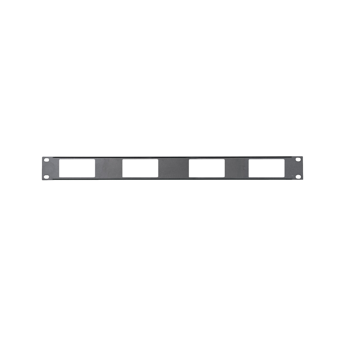 Middle Atlantic 1 RU Decora Device Panel for 4 Devices