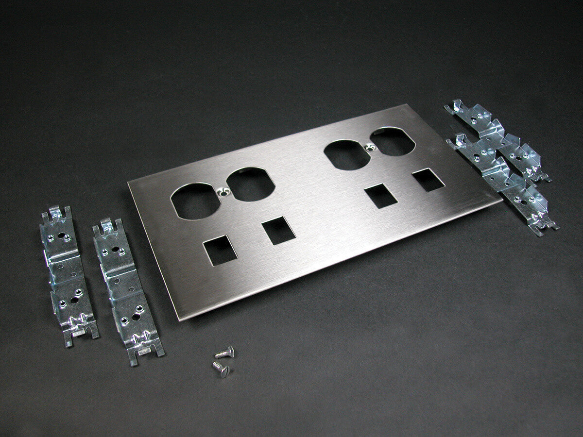 WIREMOLD CS4046DRJ-2 wall plate/switch cover Stainless steel