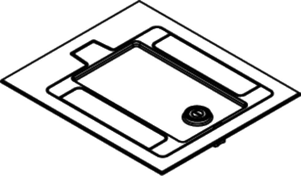 WIREMOLD RFB119CTCAL wall plate/switch cover Aluminium