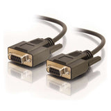 C2G 6ft (1.8m) DB9 F/F Serial RS232 Null Modem Cable - Black