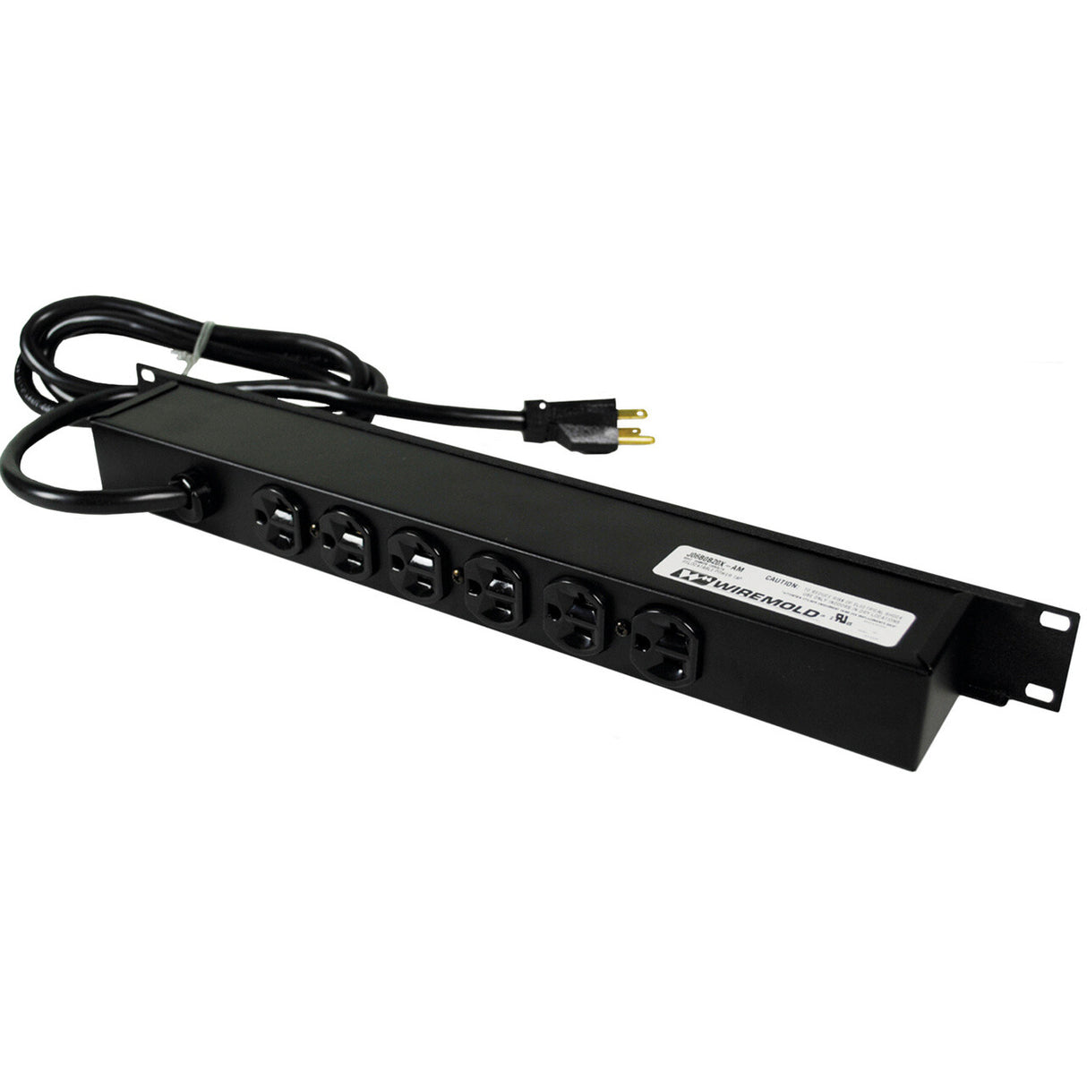 WIREMOLD RACKMOUNT 19IN BLACK W/3