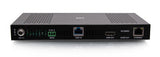C2G HDMI HDBaseT + USB-B to A + RS232 Over Cat Extender Box TX to Box RX (18Gbps) 4K 60Hz up to 100m (328ft)