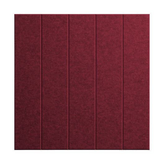 Middle Atlantic Products Focal Point TruTile Acoustic Wall Panel in Silver Gray, Wide Rule
