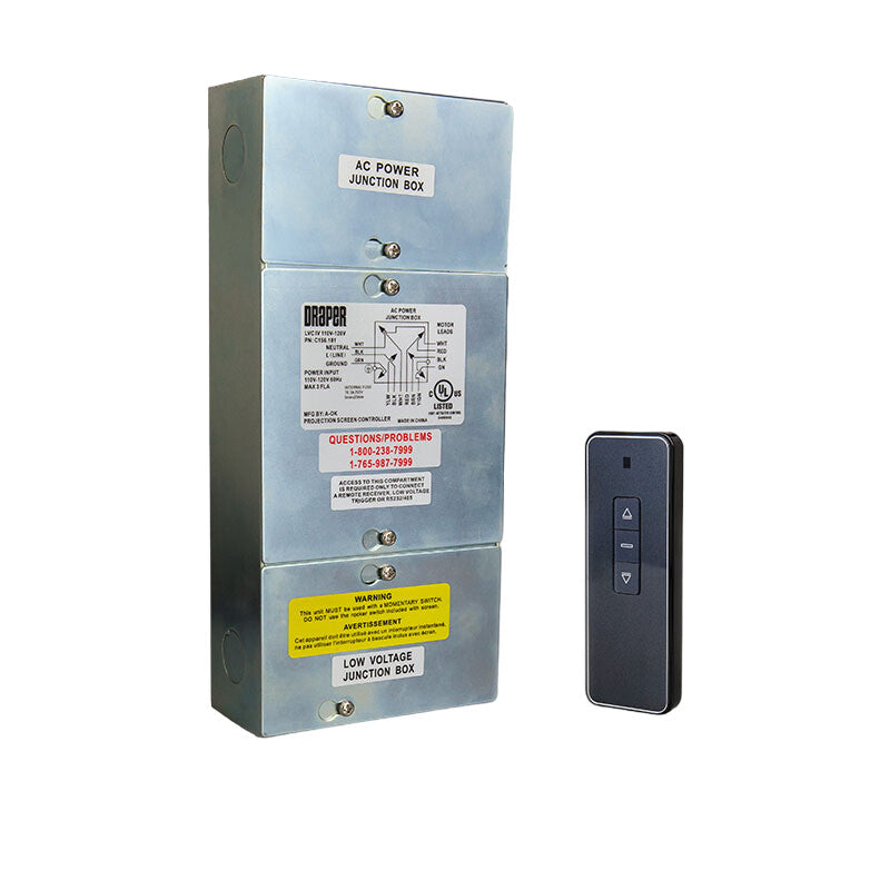 Draper 121236 projection screen accessory Control module + transmitter kit