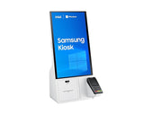 Samsung LH24KMC3BGCXZC Signage Display Kiosk design 61 cm (24") LED 250 cd/m² Full HD White Touchscreen Built-in processor Windows 10 IoT Enterprise