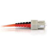 C2G 3m SC/SC Plenum-Rated Duplex 62.5/125 Multimode Fiber Patch Cable InfiniBand/fibre optic cable Orange