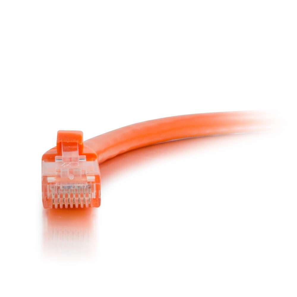 C2G 0.5ft (0.15m) Cat5e Snagless Unshielded UTP Ethernet Network Patch Cable - Orange