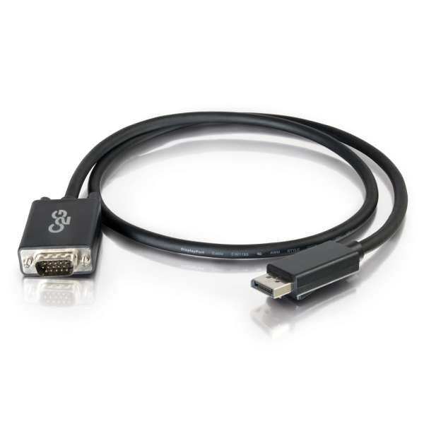 C2G 54331 video cable adapter 0.91 m DisplayPort VGA Black