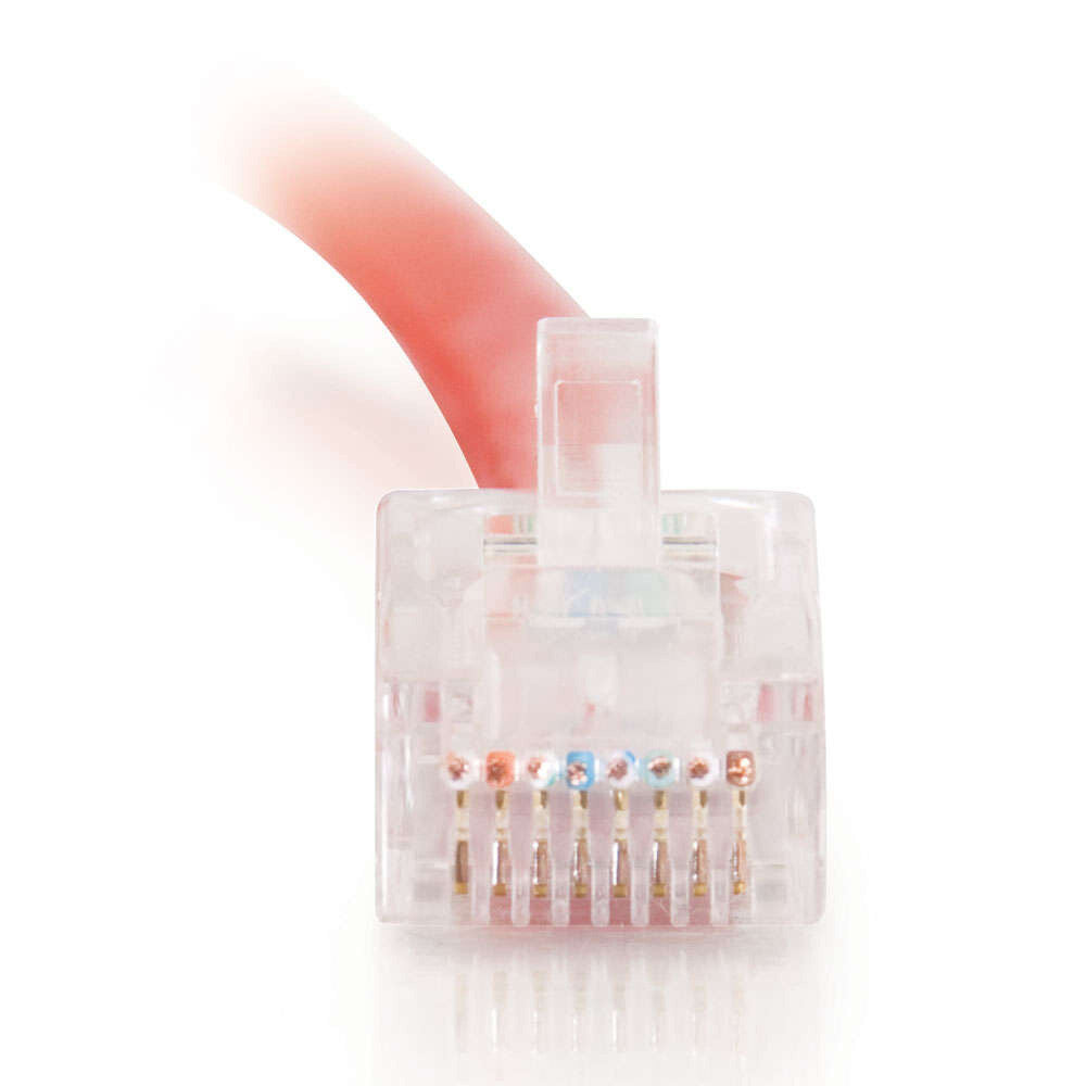 C2G 7ft (2.1m) Cat5e Non-Booted Unshielded UTP Network Crossover Patch Cable - Red