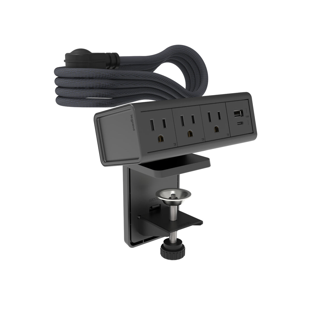 WIREMOLD D4RRRU6XRGC power extension 1.8 m 3 AC outlet(s) Indoor Graphite