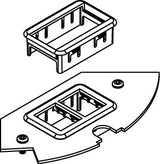 WIREMOLD CRFB-RT-3 wall plate/switch cover