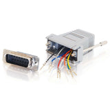 C2G RJ45 to DB15 Male Modular Adapter