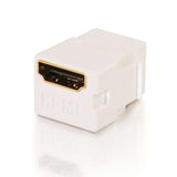 C2G Snap-In HDMI® F/F Keystone Insert Module - White