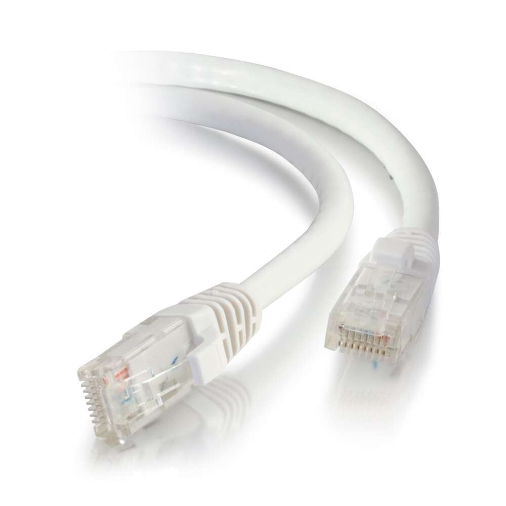 C2G 50ft Cat6a networking cable White 15.2 m U/UTP (UTP)