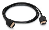 C2G 1ft (0.3m) Plus Series Slim Flexible High Speed HDMI® Cable with Ethernet